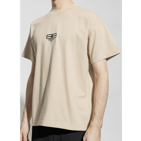 Tricou Balenciaga Logo Embroidered BB
