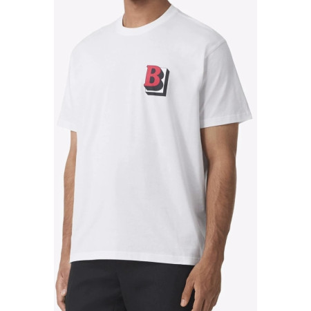 Tricou Burberry Letter Graphic
